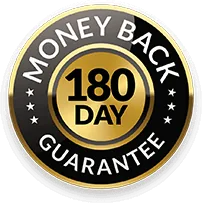 180-day money-back guarantee